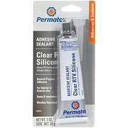  Silicone adhesive Permatex 80050 Clear RTV Silicone Adhesive Sealant 